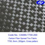 Toray 12K 200gsm Cross Spread Tow Carbon Fiber Fabric