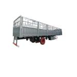 12/16 Tire 3 Axle Load 40-60 Ton Stake Truck Semi Trailer For Animal Cargo