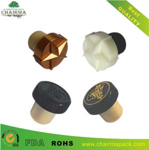 Wholesale Plastic cap synthetic cork wine bottle stopper from china suppliers