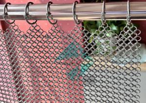 Wholesale 1.2x10mm Stainless Steel Metal Ring Mesh Drapery For Decoration from china suppliers