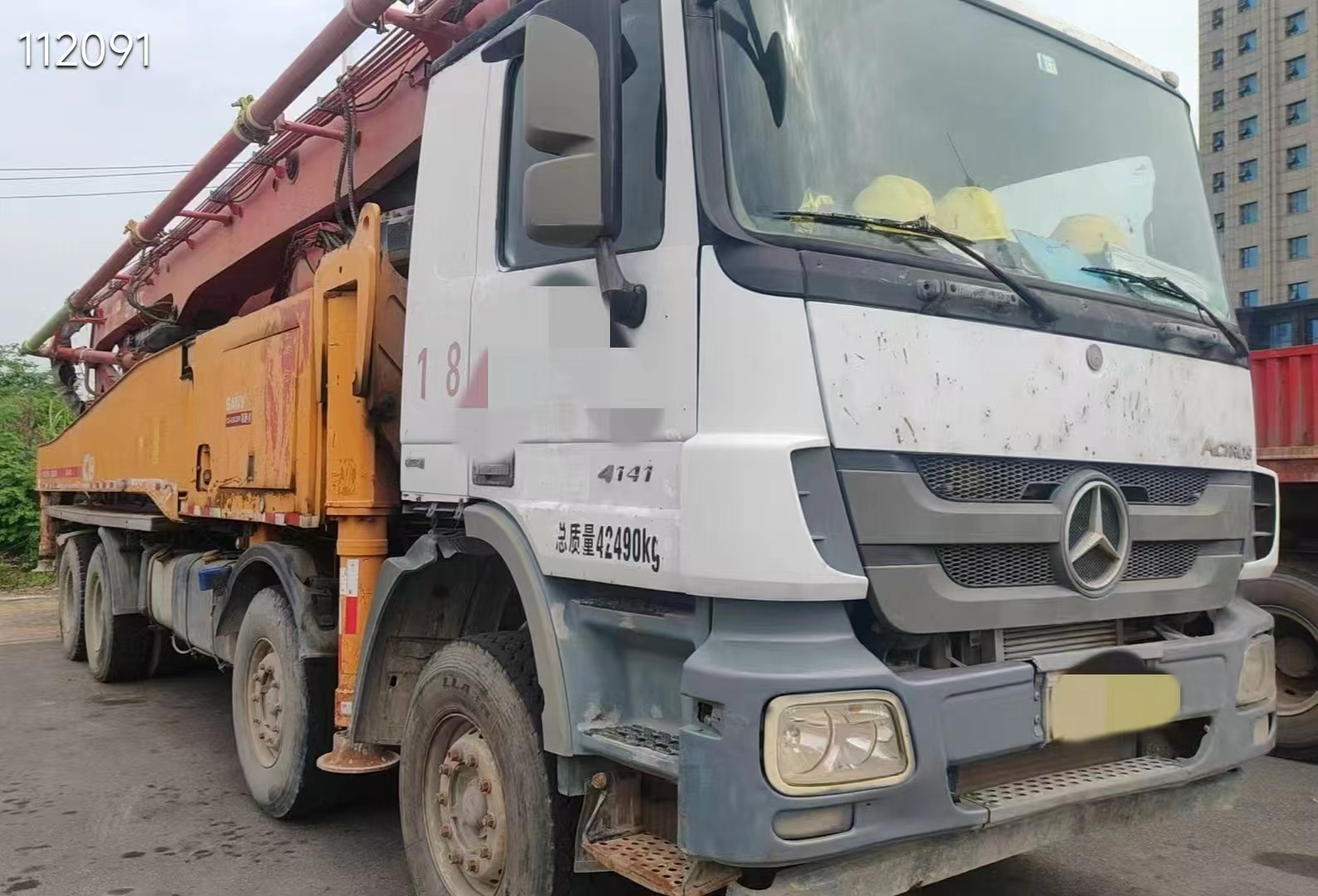 2014 Refurbished SANY 38m Concrete Pump Truck Precision Power Performance for Construction Efficiency