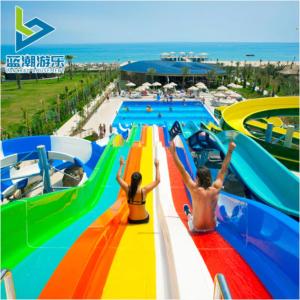Wholesale Water Playground Amusement Multi-Player Racing Water Park Equipment Slides from china suppliers