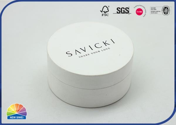 Luxury Cardboard Flat Top Cylinder Paper Packaging Tube Kraft Paper Canister For