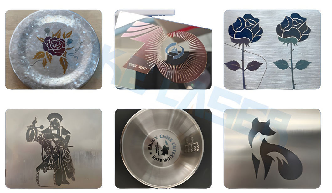 Easy to Operate Split Mini 20W/30W/50W/60W/100W Jpt M7 M8 IP 3D Mopa Color Fiber Laser Marking Machine for Metal Nonmetal