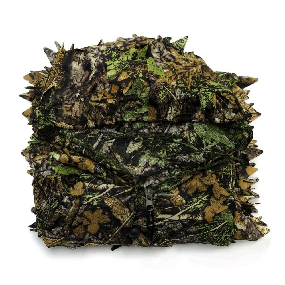 All Weather Camouflage Ghillie Suit Polyester 3D Ghillie Suit