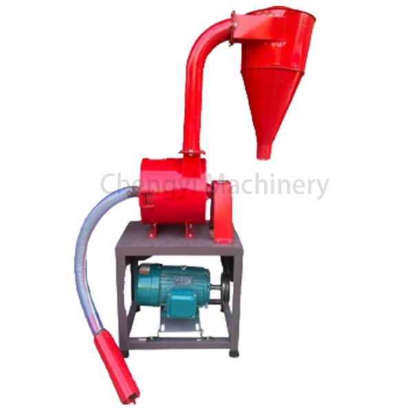 Self-priming Crusher Grinder 200-700kg/h Capacity Automatic Feeding Durable Manganese Steel Grain Crusher
