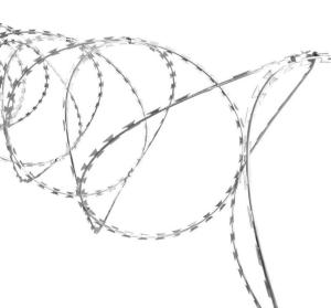 Wholesale ISO9001 Stainless Steel Razor Barbed Wire Fencing 5m To 15m from china suppliers