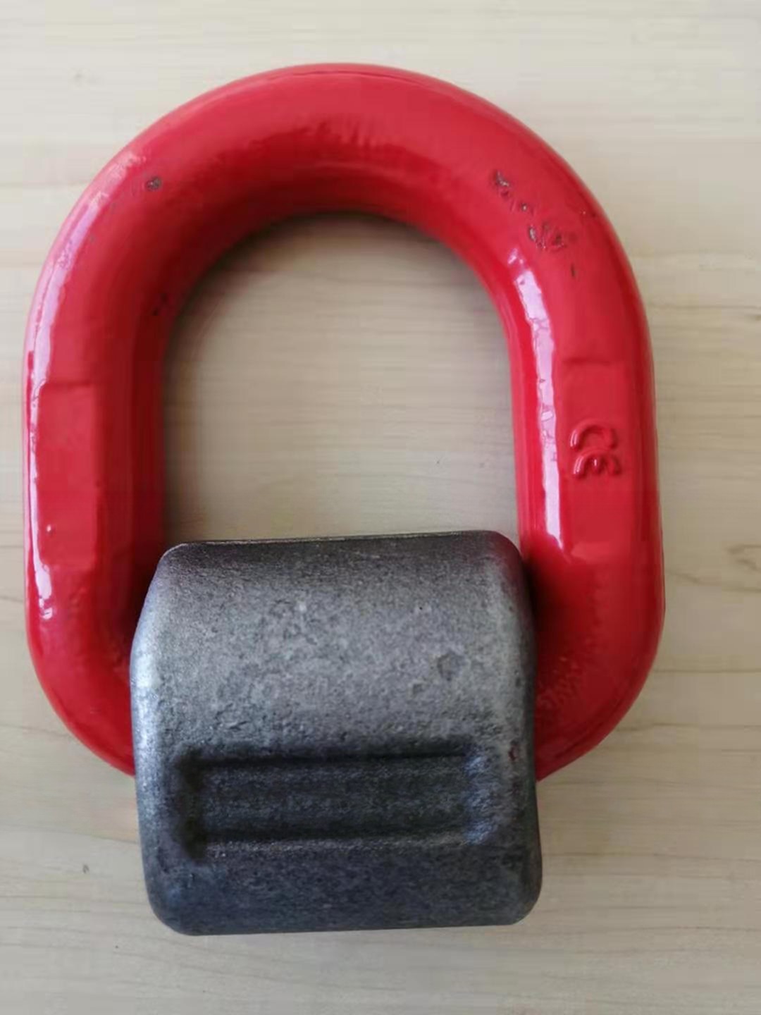 Trailer Locks Container Lashing Materials 1.2T 2T 5.3T 8T 15T Metal D Ring with Welded Clamp