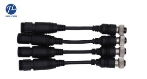 Wholesale Waterproof Shielded Reverse Camera Cable With 4 Pin Female To 6 Pin Female Plug from china suppliers