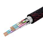 Durable Insulator Black Pin Gold HDMI Cable 10FT NYLON HDMI 1.4 Cable For TV