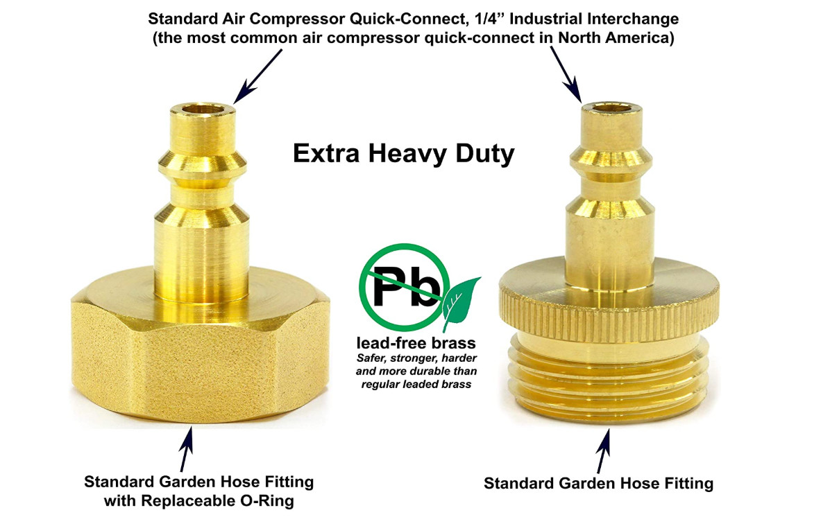 CNC 3/4in NPT Brass Blow Out Plug For Air Compressor