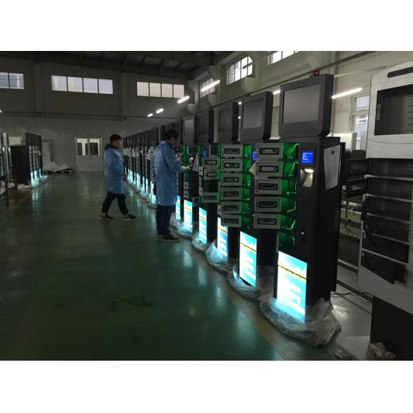 Coin Bill Access Secure Phone Charging Station Electronic Locks LED Inside UV Light Option