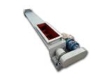 Inclined Flexible Auger Conveyor Continuous Transportation Equipment Smiple
