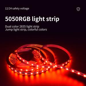 Wholesale Waterproof 5050 SMD RGB LED Strip Light 12V Low Voltage Double PCB from china suppliers