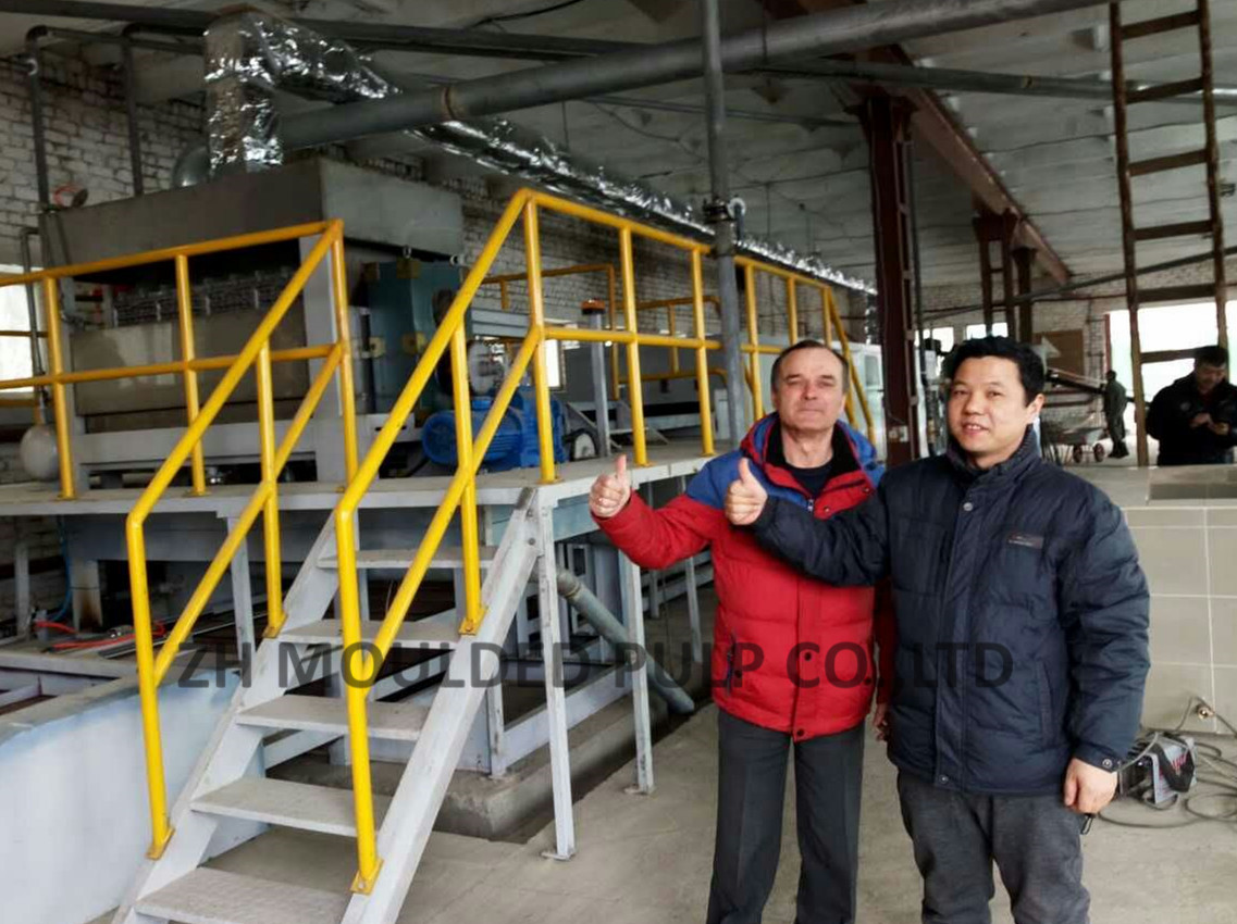 Full Automatic Egg Box Machine , Egg Crate Manufacturing Machine 115kw