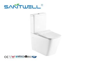 Wholesale Hotel / Home Bathroom Washdown Two Piece Toilet Close Coupled Ceramic Material from china suppliers