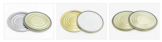 307 Tinplate Easy Open Bottom Lids Corrosion Resitstance Tinplate Lid