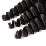 3 Bundles / 300g Indian Human Hair Weave Bundles Loose Wave Virgin Hair