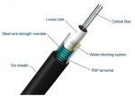 Aerial Central Outdoor Fiber Optic Cable Loose Tube Armored Uni-tube GYXTW 12C