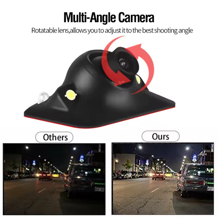 Mini AHD 1080P Waterproof Front Side Rear View Camera Night Vision 170° Fisheye Lens Car Reverse Backup Cam