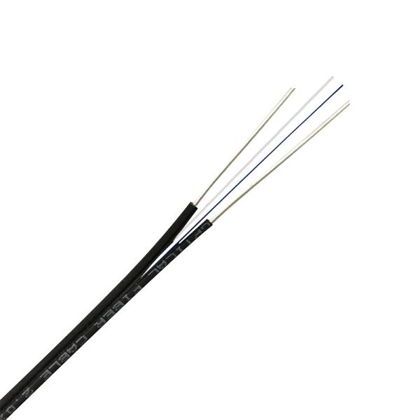 Indoor ftth fiber optic drop cable , fiber optic cable assembly with strength