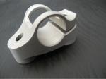 Metal Fabrication CNC Aluminum Parts , Silverwhite anodizing Aluminum Clamps