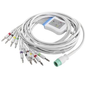 Wholesale Comen M2461A EKG Cable and Leadwires IEC 4.0 Banana Connector ECG Cable from china suppliers