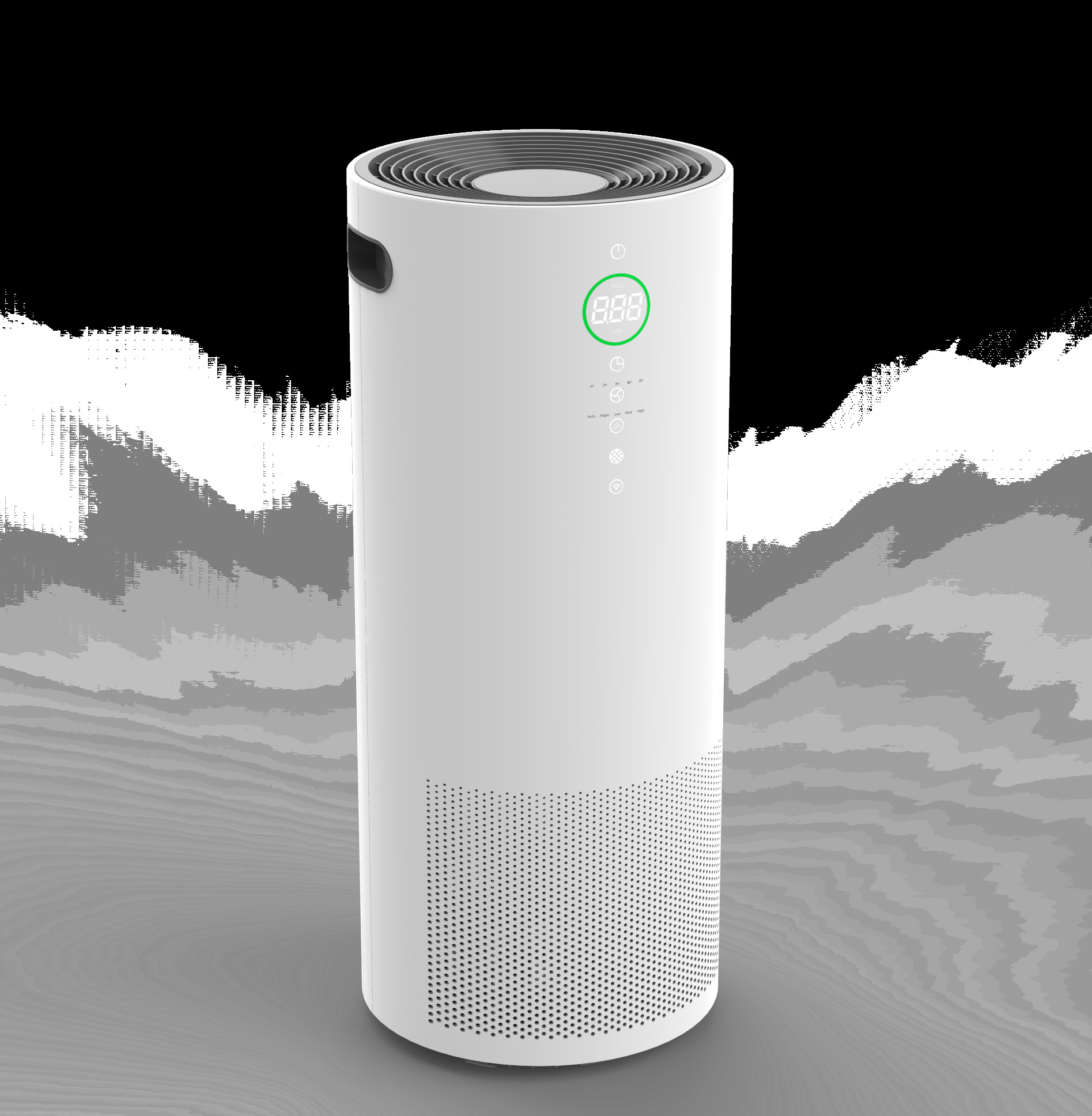 Home Mini Air Purifier With True HEPA Filter For 99.97% Smoke Pet Hair Odors EPI607