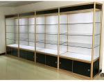 Goods Showcase Glass Cabinet Supermarket Wall Glass Display Case