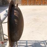 31.5 Inch Wood Burning Fire Pits ISO9001 Wall Mounted Fire Pit Rustic