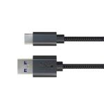Black Kevlar Charging Cord , 5G 3Feet Usb 3.0 Fast Charging Cable