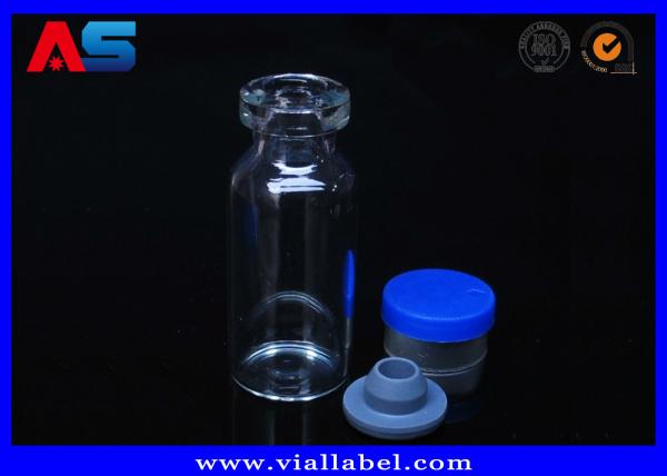 Glass 5ml Bottle Small Glass Vials With Rubber Stopper And 13# Aluminum Plastic