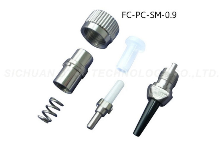 FC / UPC Fiber Optic Cable Connectors With Lower Insertion Loss 0.2dB