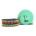 CE Flexible Dry Polishing Pads For Granite Marble 100mm