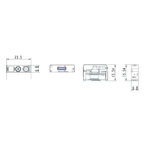 E3251,Ultra Slim OEM Scan Engine, 1080x1280 MIPI, Red Laser, Undecoded(Datalogic decoding license)