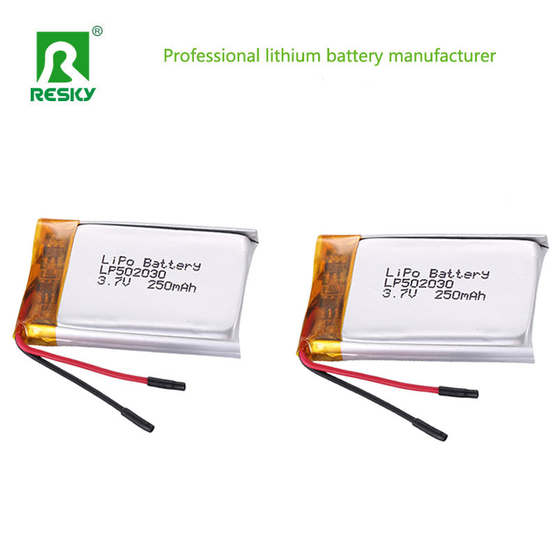 Rechargeable Power Lithium Battery Cell 502030 3.7V 250mAh Lipo Battery For Smart Watch