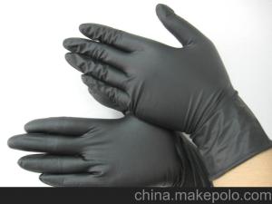 Wholesale 5g Gram Disposable Nitrile Glove Black Nitrile Exam Gloves Electric Work from china suppliers