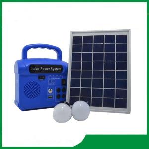 Wholesale 10w portable solar lighting kits with 2 bulbs and mobile phone charger, FM radio for hot sale from china suppliers