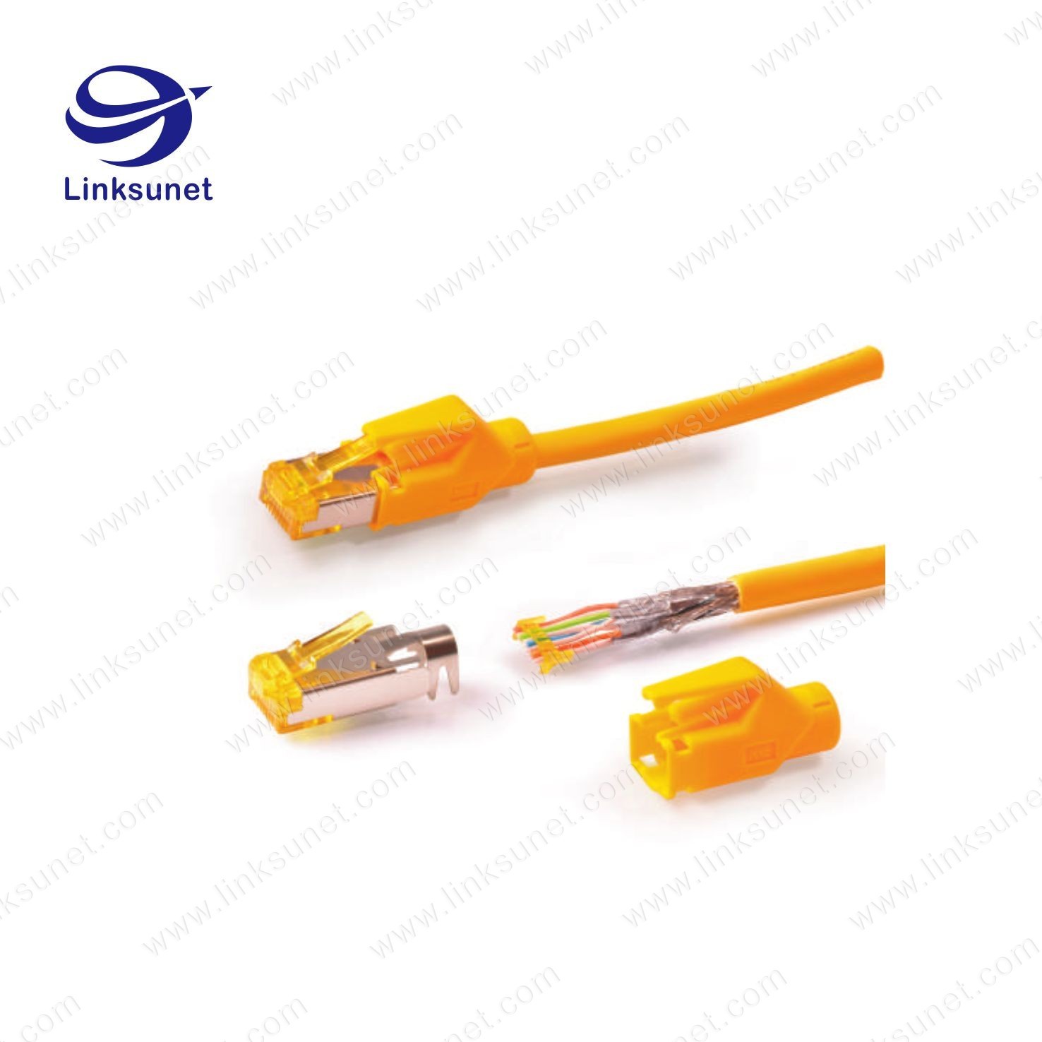 HRS cat.5 standard modular plug connectors compliant for Communication equipment