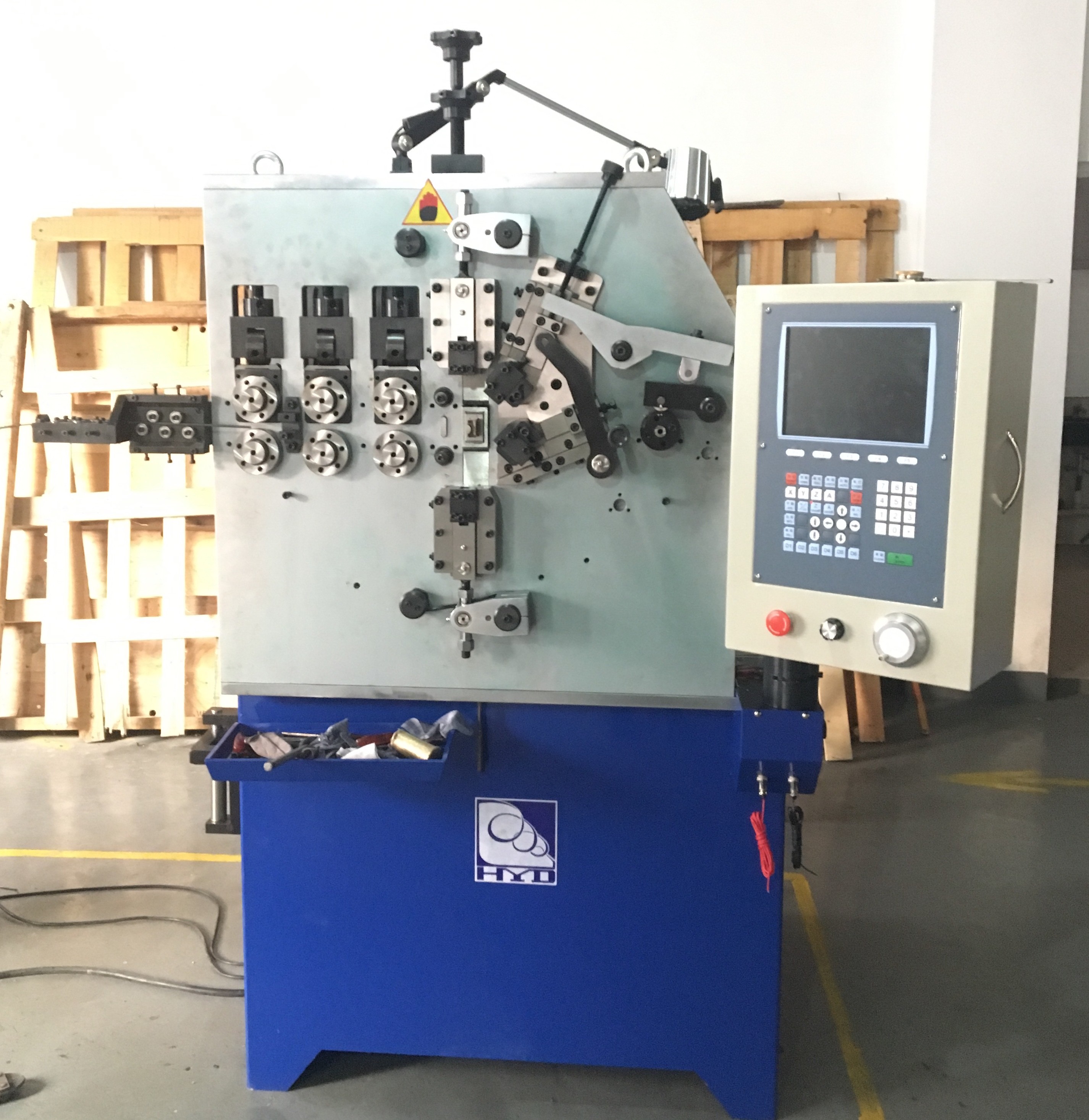 1.0-4.0mm CNC Spring Coiling Machine , Compression Spring Making Machine