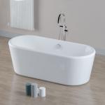 Deep Soaking Acrylic Free Standing Bathtubs Adult Massage Shower