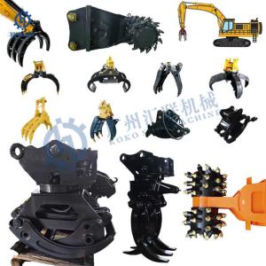 Wholesale 15 Tons Excavator Attachment SY155W Electric Holding Grapple For ZX130 EX130 SH160 DX140 DH140 JS160 Excavator Parts from china suppliers