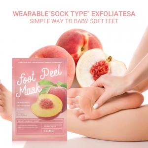 Wholesale 40ml Juice Peach Foot Peel Mask Deep Moisturizing Exfoliating Socks from china suppliers