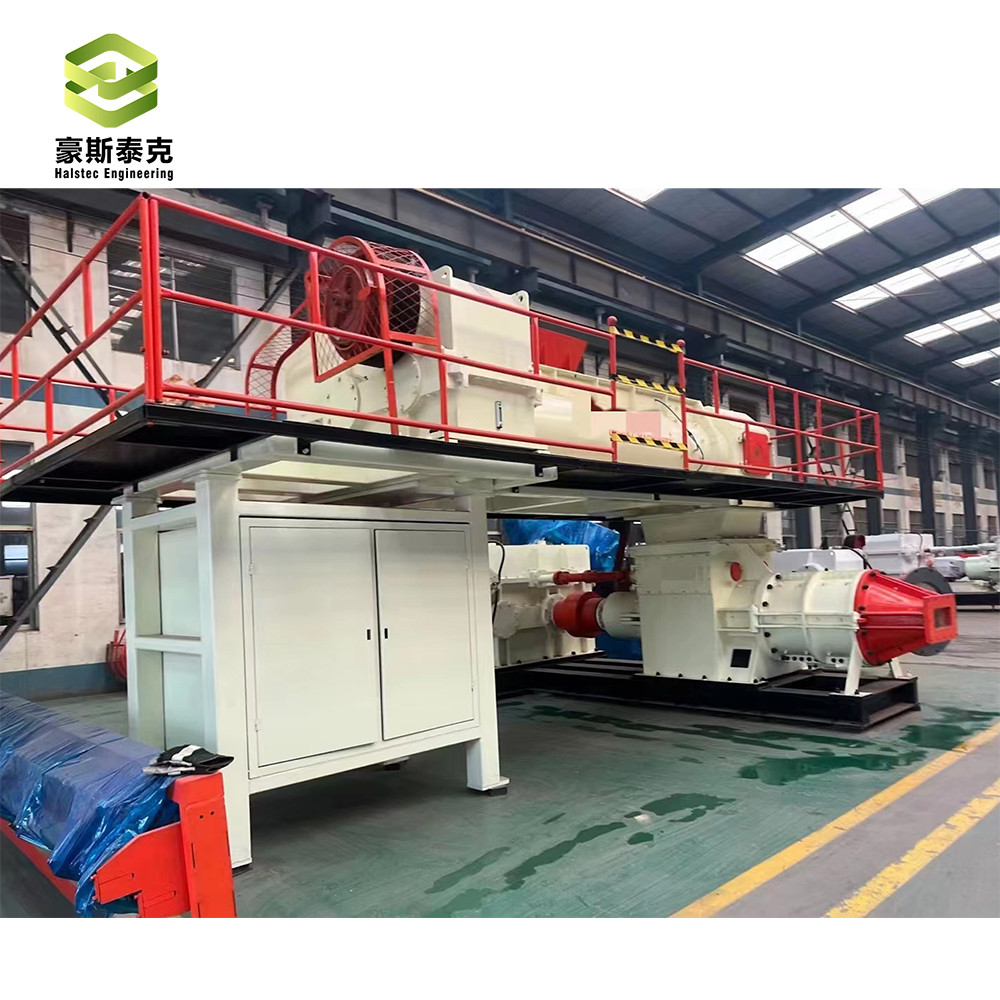 Customized Fully Automatic Double Stage Vacuum Extruder Robust Power Range 160-400 KW