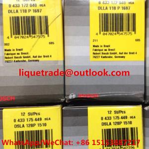 Wholesale BOSCH INJECTOR NOZZLE 0433172040 , DLLA118P1697 Common Rail Nozzle 0 433 172 040 , DLLA 118 P 1697 from china suppliers
