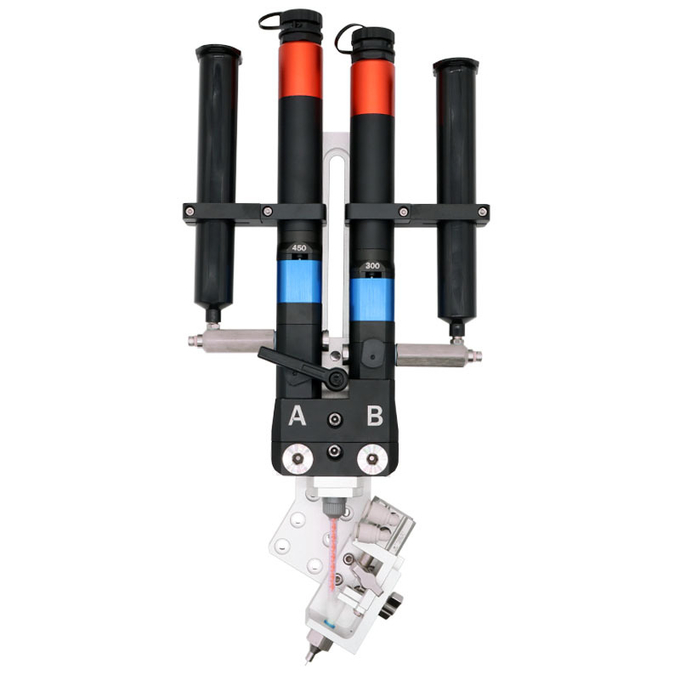 0.02ML Throughput Per Revolution Two Different Kinds Of Glue Dual Tube Screw Valve 2