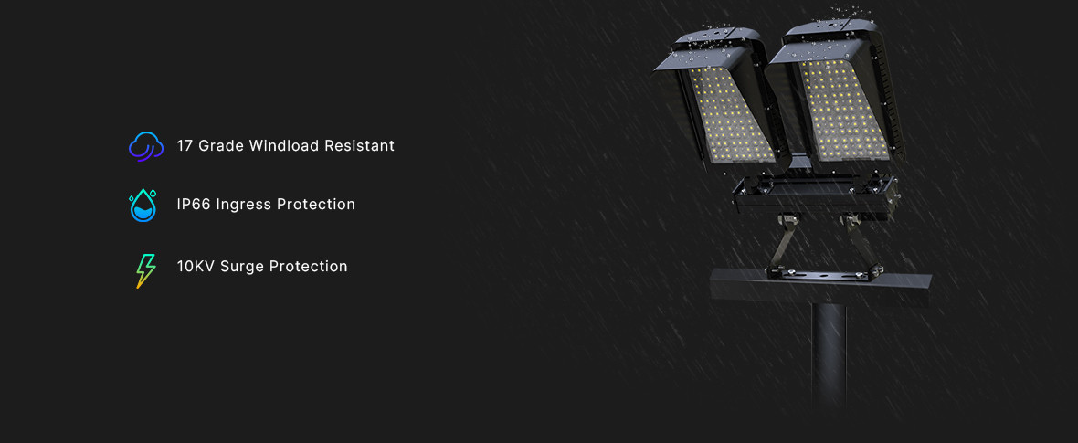 ODM LED Sports Field Lights 300w LED Football Field Lights 10KV
