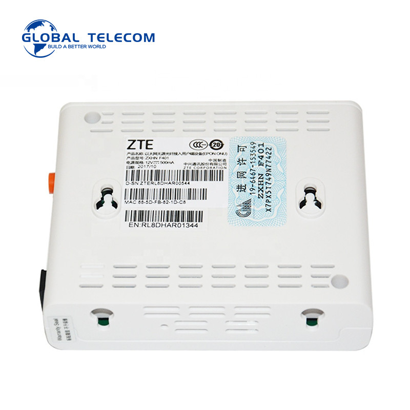 1GE Single Port ZTE EPON ONU F401 for FTTH FTTH FTTB FTTX Network