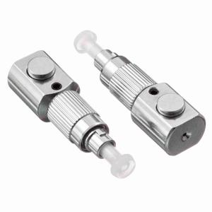 Wholesale FC Bare Optic Fiber Adapter Gray Metal FC Fiber Optic Connector Couplers from china suppliers