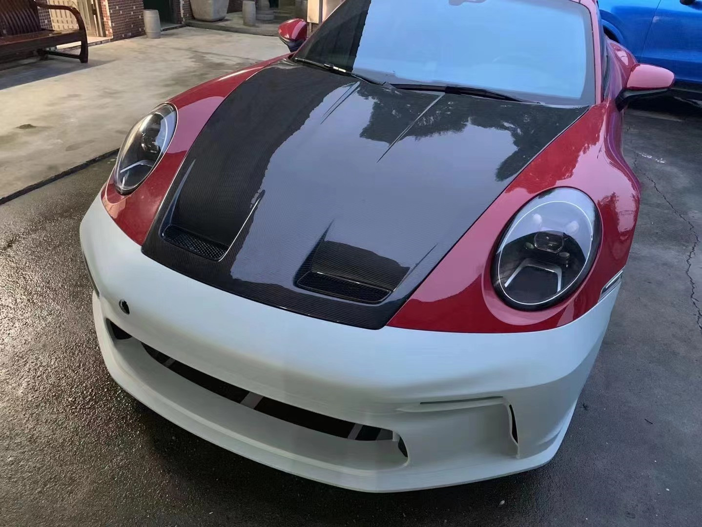 For Porsche 911 991.1 991.2 Body Kit 991.1 991.2 Upgrade 992GT3 Style Front Bumper Cover 991.1 991.2 Body Kit
